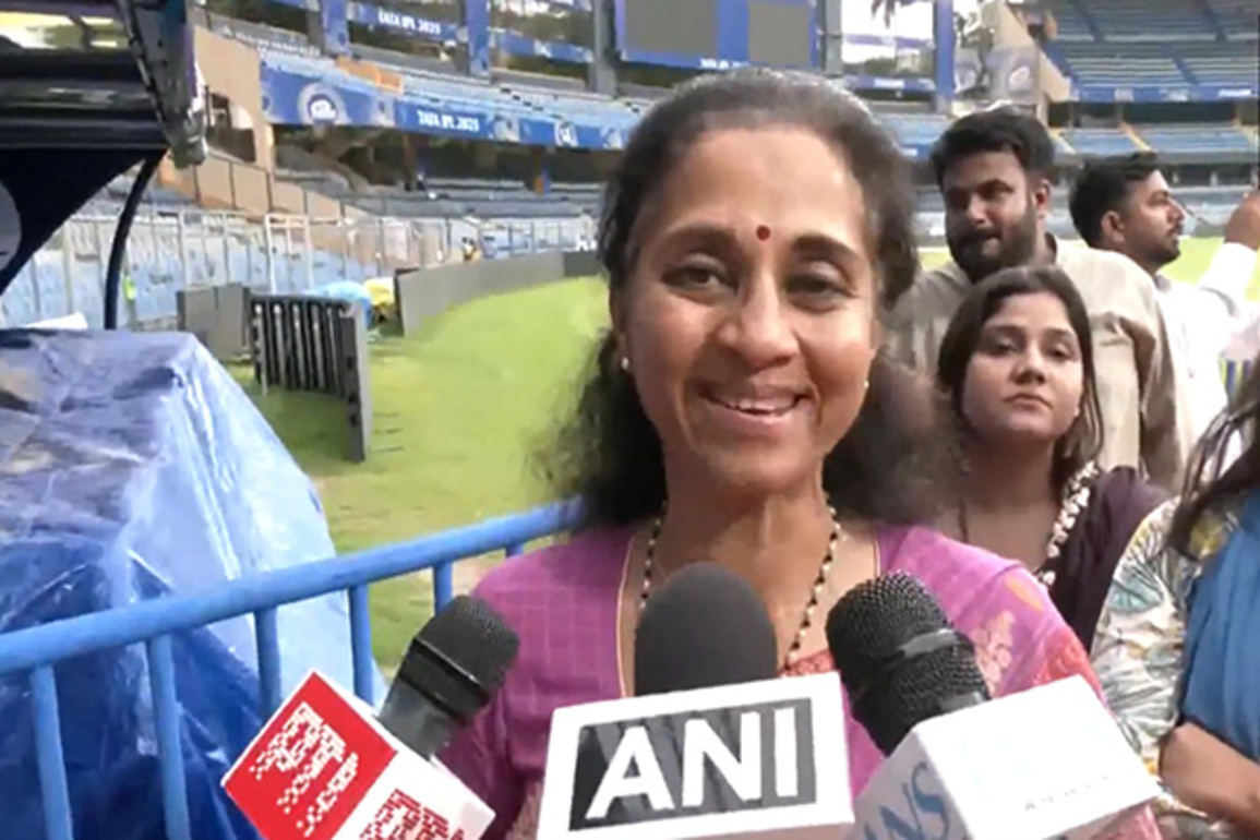 Supriya Sule expresses gratitude after inauguration of stand in Wankhede Stadium named after Sharad Pawar