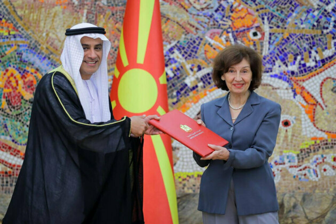 UAE Ambassador presents credentials to President of North Macedonia