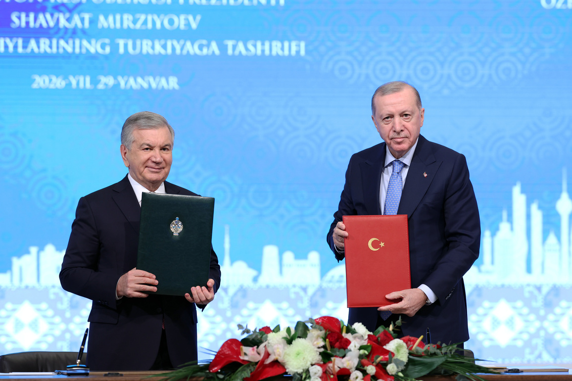 TRKIYE-ANKARA-UZBEKISTAN-PRESIDENT-VISIT