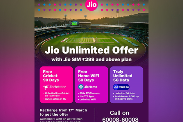 Jio announces unlimited offer for the upcoming cricket season