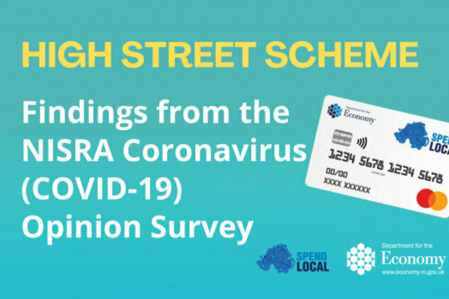 Publication of Northern Ireland High Street Scheme Survey - Findings from the NISRA Coronavirus (COVID-19) Opinion Survey
