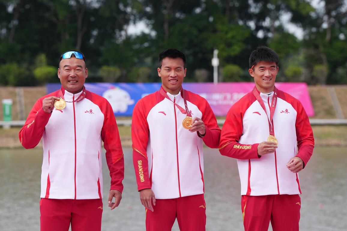 (SP)CHINA-15TH NATIONAL GAMES-CANOE SPRINT-MEN'S CANOE DOUBLE-1000M-FINAL (CN)