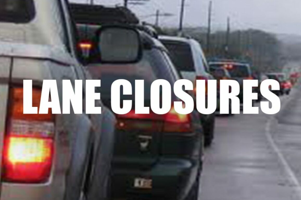 Scheduled Hawaii Island lane closures on state roadways for May 18-23