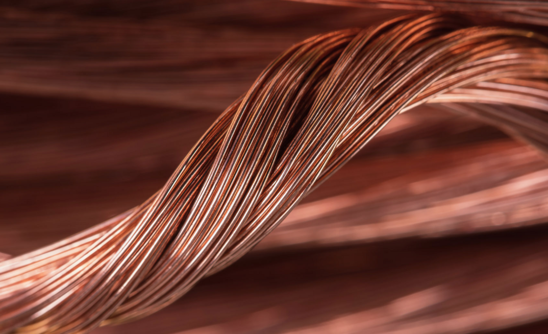 Copper wire.
