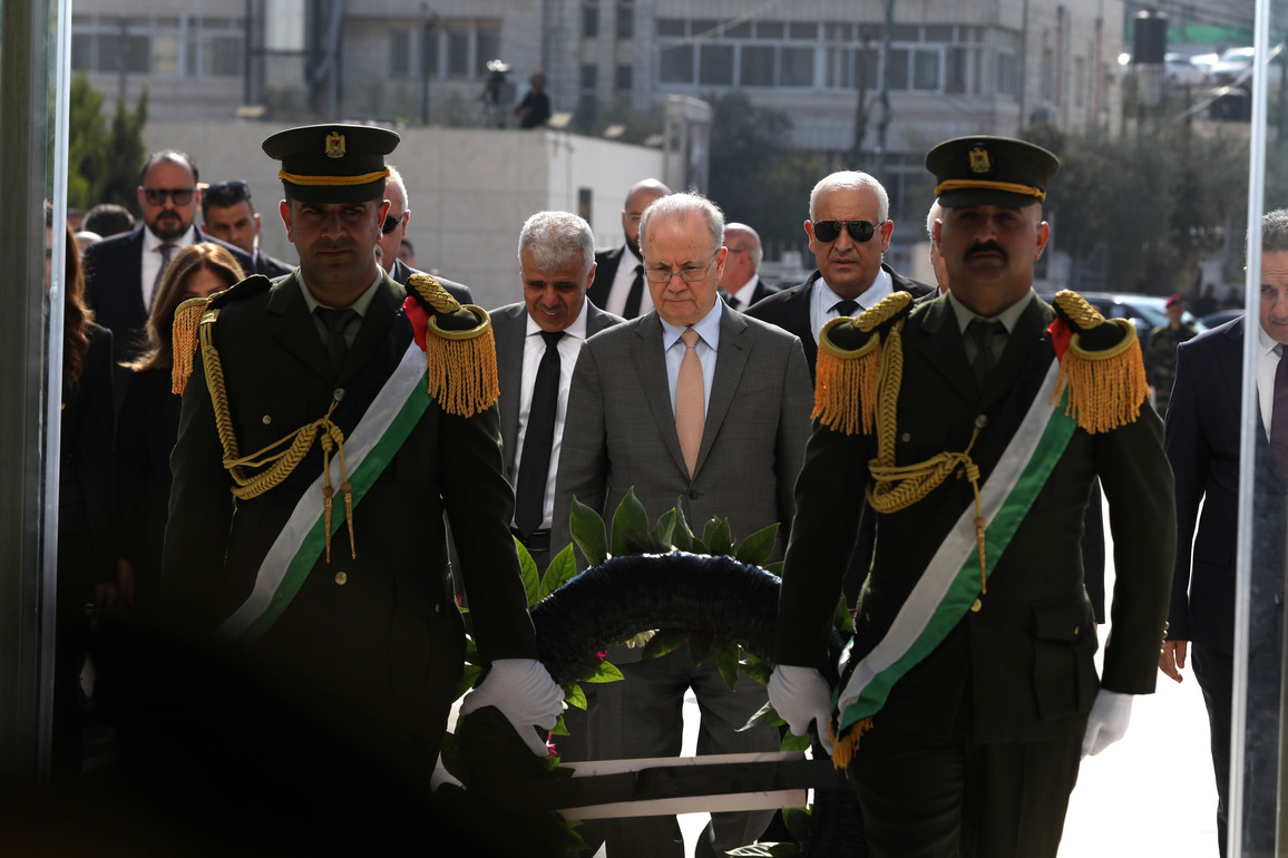 MIDEAST-WEST BANK-RAMALLAH-YASSER ARAFAT-ANNIVERSARY-COMMEMORATION