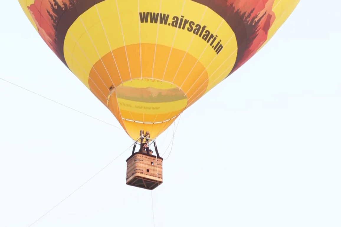 Delhi launches first hot air balloon experience at Baansera Park
