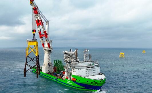 CDWE will use its offshore installation vessel ‘Green Jade’ to install 33 jacket foundations for the Fengmiao 1 offshore wind farm in Taiwan