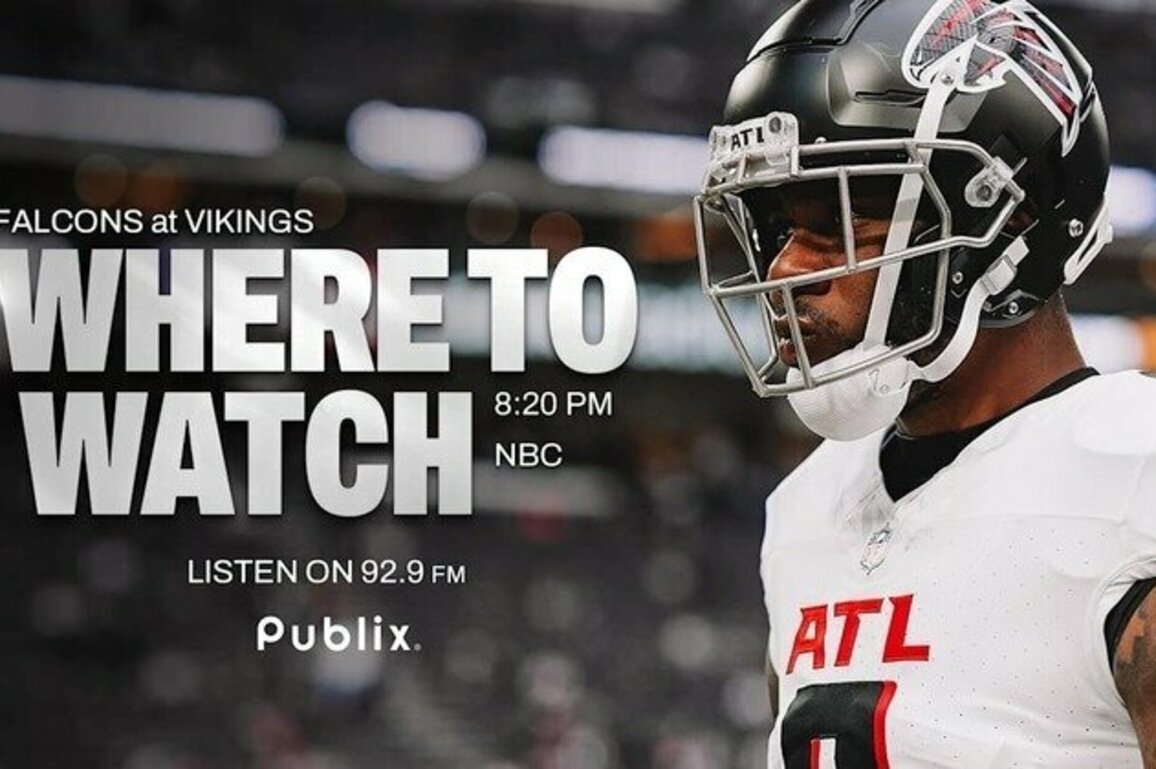 Where to watch Atlanta Falcons at Minnesota Vikings