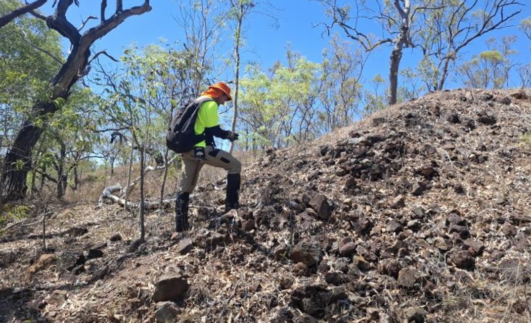 Sampling at Mt Garnet
