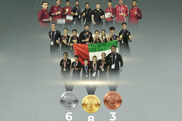 UAE wins 17 medals at Thailand Kickboxing World Cup