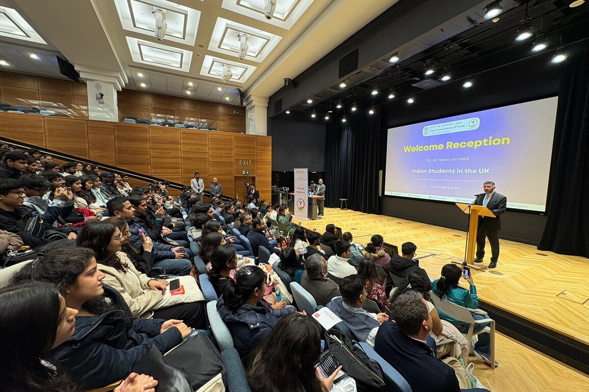 India High Commission hosts welcome reception for newly arrived students in UK