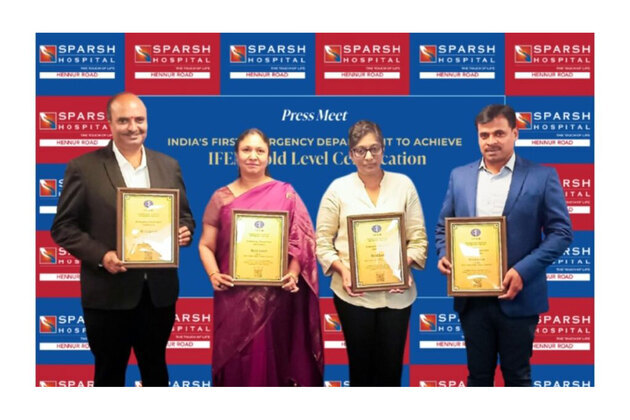SPARSH Hospital Becomes First in India to Earn IFEM Gold Level Certification for Emergency Care