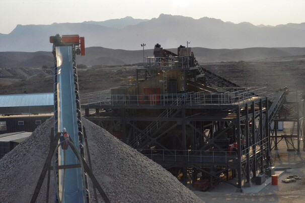 Tin mining at the company's Uis mine