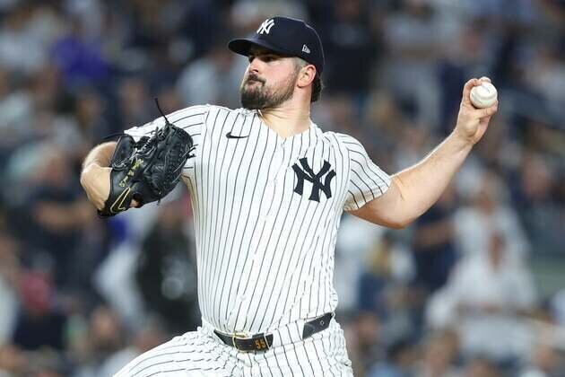 Carlos Rodon makes return to Yankees' rotation against Brewers