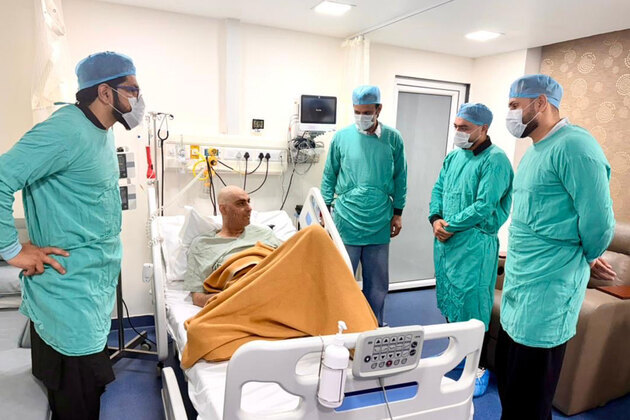 Mohammad Nabi, Rashid Khan visit Shapoor Zadran in Greater Noida hospital