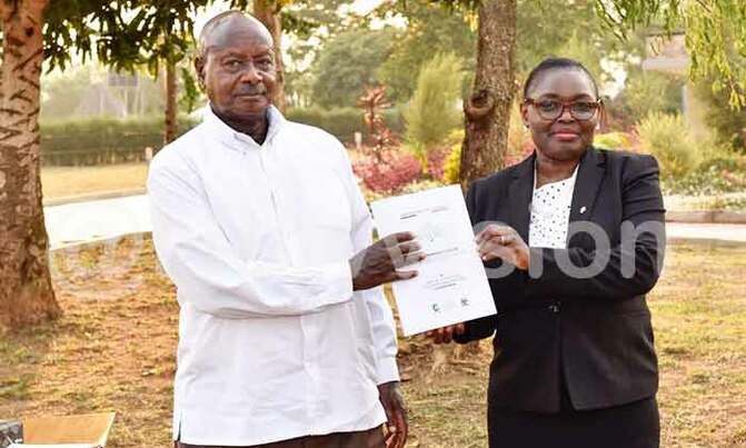 Museveni receives interim report on land probe Museveni receives interim report on land probe