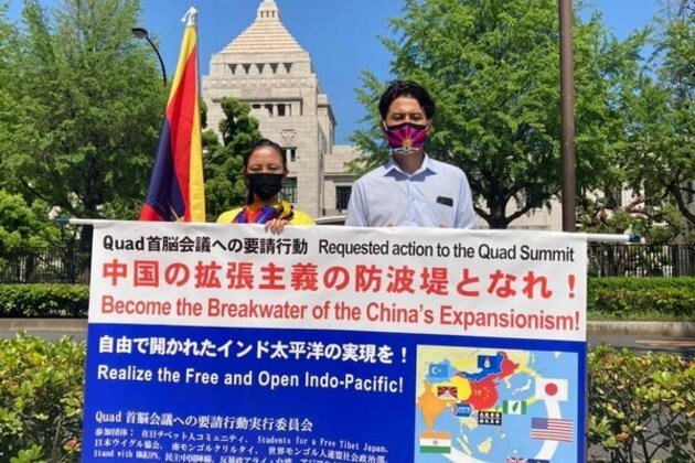 Quad Summit: Activists hold protest against China's expansionism, human rights violations