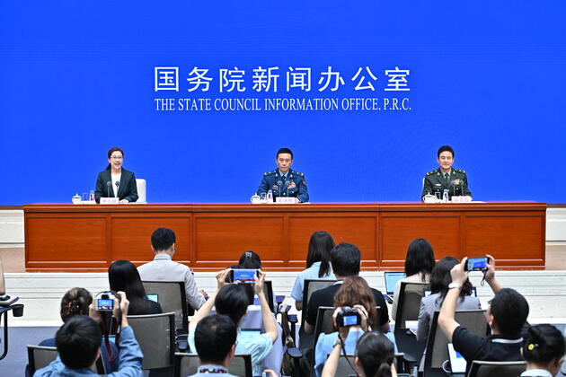 PhotoFlash | China holds press conference on V-Day military parade preparations