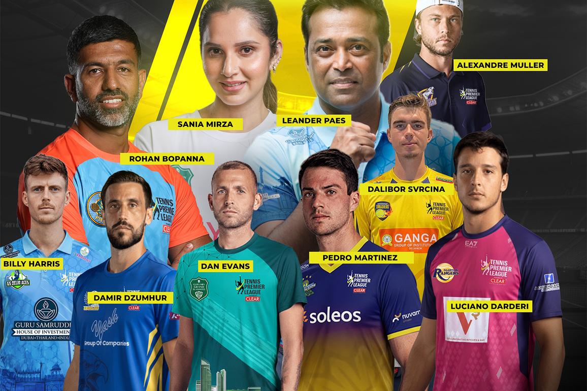 Tennis Premier League: Eight teams to compete for title from December 9-14