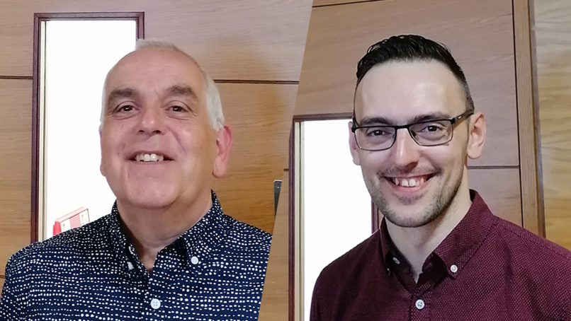 Dave Wilkinson and Owen Reilly