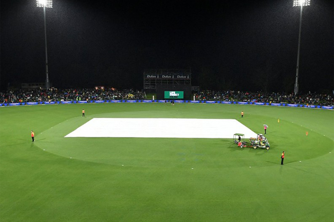 Persistent rain in Christchurch washes out England's first T20I against New Zealand