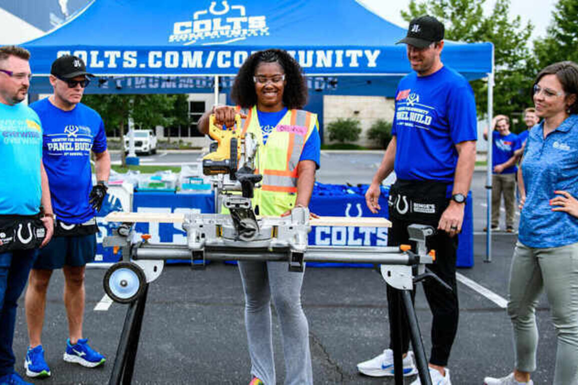 Colts hold 14th Annual Habitat for Humanity Build