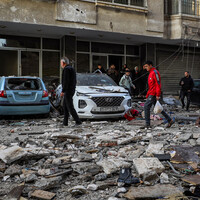 MIDEAST-GAZA CITY-AIRSTRIKES