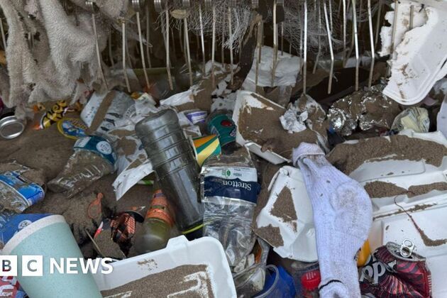 Bank holiday heatwave brings traffic chaos and litter 'horror'