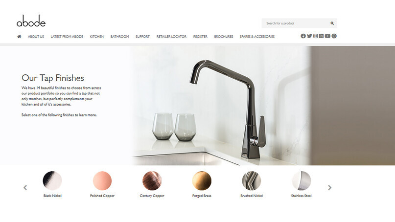 Colour-matching tap finishes made simple with new sample ordering service