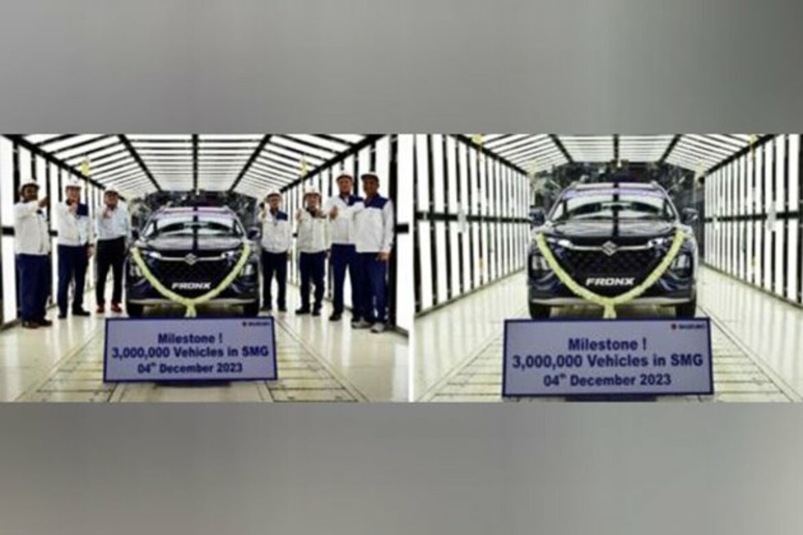 Suzuki Motor Gujarat achieves 3 million cumulative production