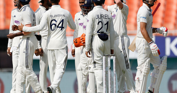 Afghanistan struggling at 113/5 after India declare first in