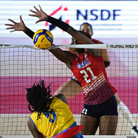 (SP)THAILAND-CHIANG MAI-VOLLEYBALL-WOMEN'S WORLD CHAMPIONSHIP-COLOMBIA VS DOMINICAN REPUBLIC