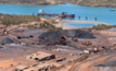 Koolan crushing plant, ore stockpile area, wharf and shiploading facilities, September 24, 2020.