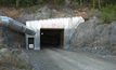  The portal at the Rocmec underground mine