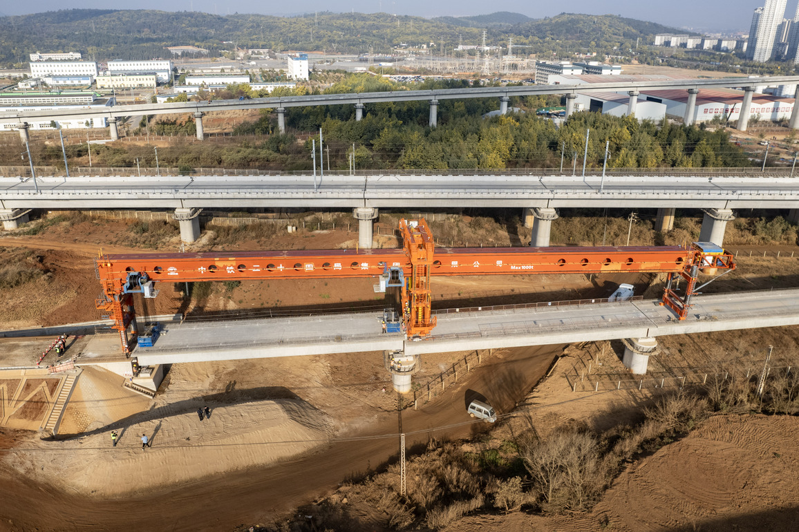 (RailwayAlbum) CHINA-YUNNAN-HIGH-SPEED RAILWAY-CONSTRUCTION (CN)