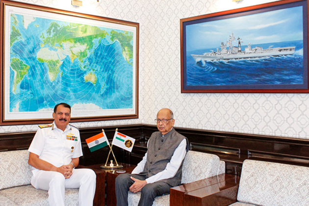 Navy Chief Admiral Tripathi meets with wireless tech pioneer Paulraj, discusses strengthening ecosystem for AI
