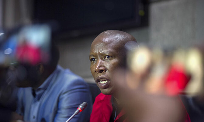 Firebrand Malema fights for land revolution in S. Africa Firebrand Malema fights for land revolution in S. Africa