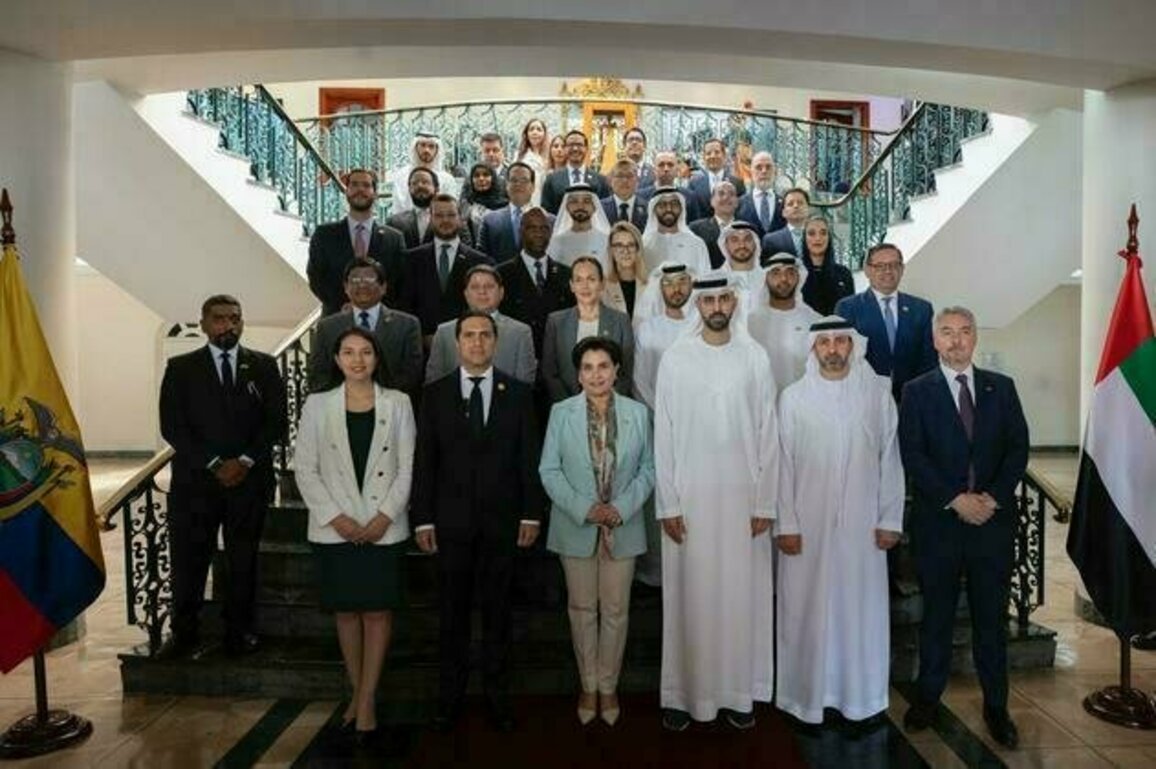 President of Ecuador meets Envoy of UAE's Minister of Foreign Affairs