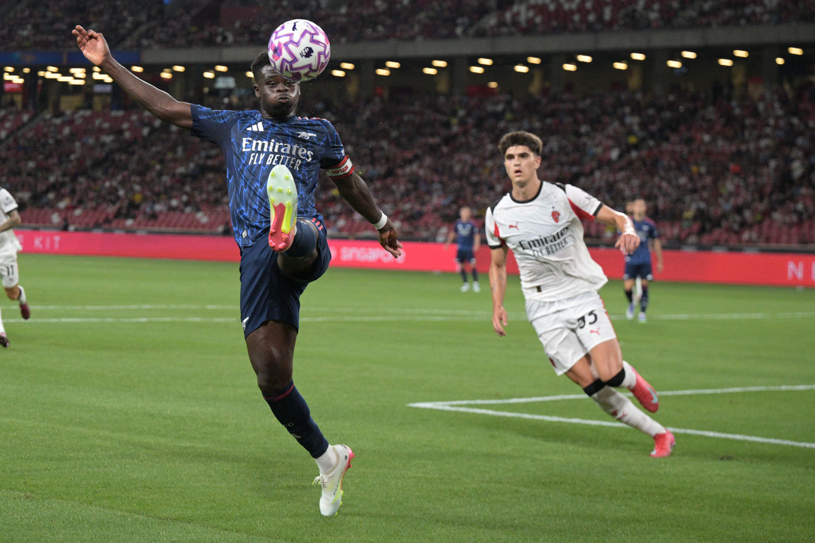 (SP)SINGAPORE-FOOTBALL-FRIENDLY MATCH-ARSENAL VS AC MILAN