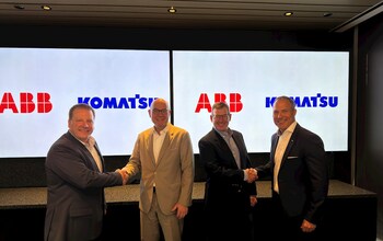 ABB and Komatsu partner on electrification platform