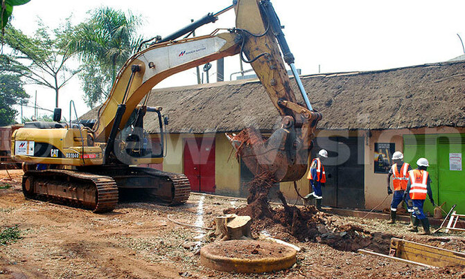 NWSC starts ground work at Centenary Park NWSC starts ground work at Centenary Park