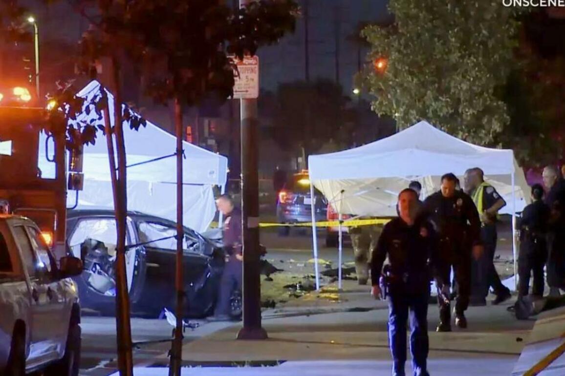 Baby killed in late-night wrong-way crash in Los Angeles