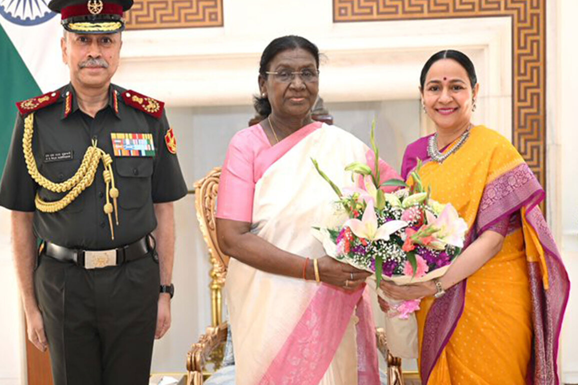 CDS General NS Raja Subramani calls on President Murmu