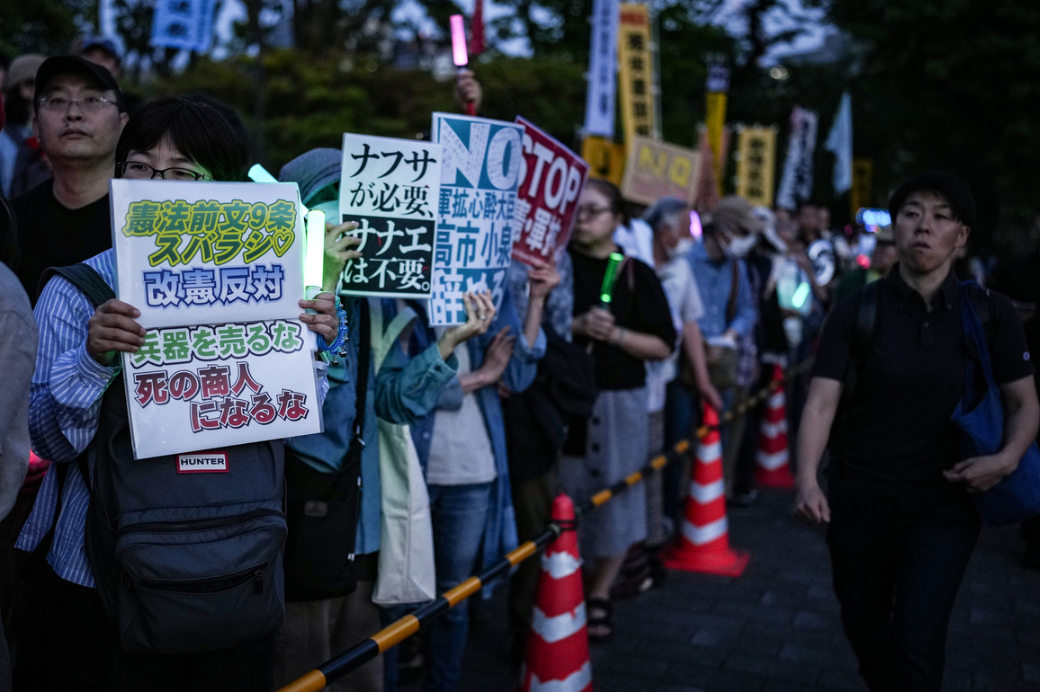 JAPAN-TOKYO-PROTEST-CONSTITUTIONAL REVISION