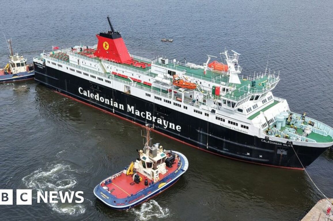 Last-minute hitch delays return of CalMac ferry MV Caledonian Isles