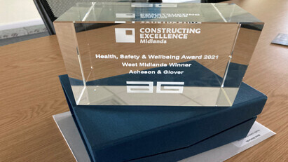 AG rewarded for health, safety and wellbeing approach