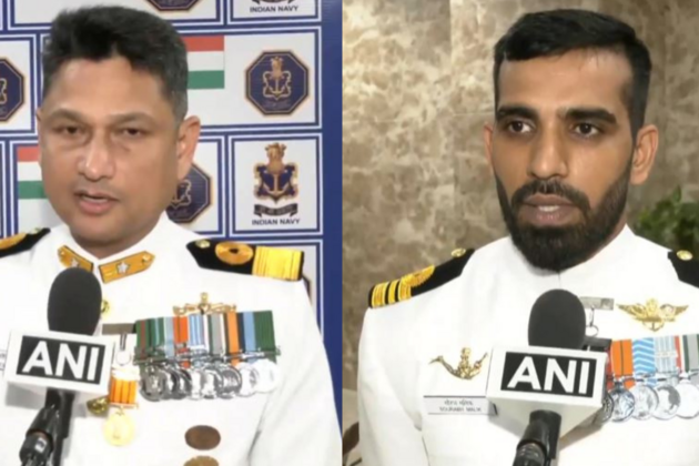 Indian Navy officers honoured with Gallantry awards at Naval Investiture Ceremony