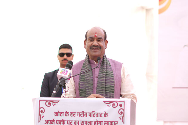 Speaker Om Birla lays foundation stone of development works worth Rs 67 crore in Kota