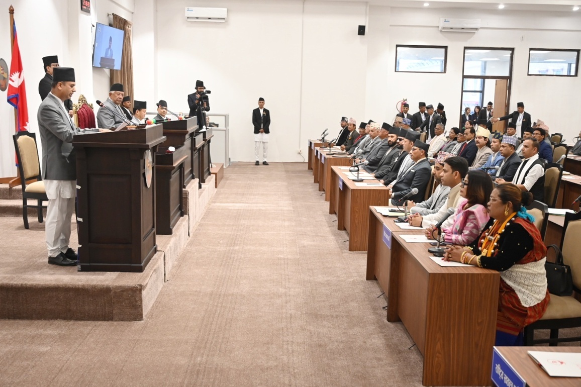 NEPAL-KATHMANDU-LAWMAKERS-OATH-TAKING