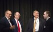 Phil Thick with Mines Minister Bill Johnston and WA Governor Kim Beazley at the Government's  lithium talk-fest last week